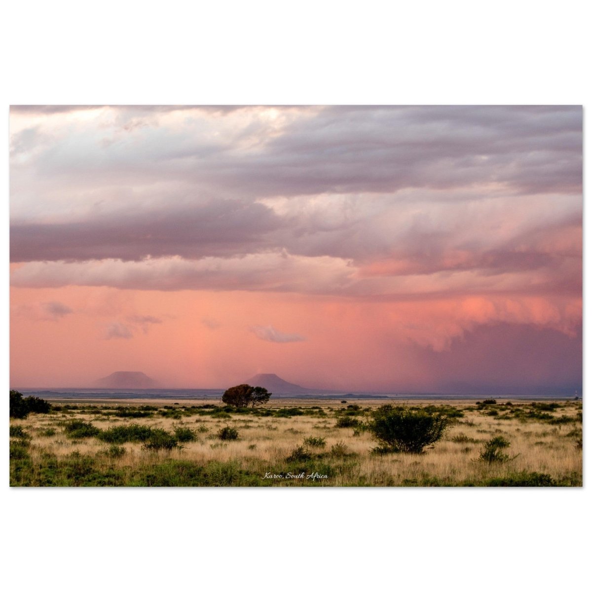 20x30 cm / 8x12″ African Sunset of the Karoo by Picture This