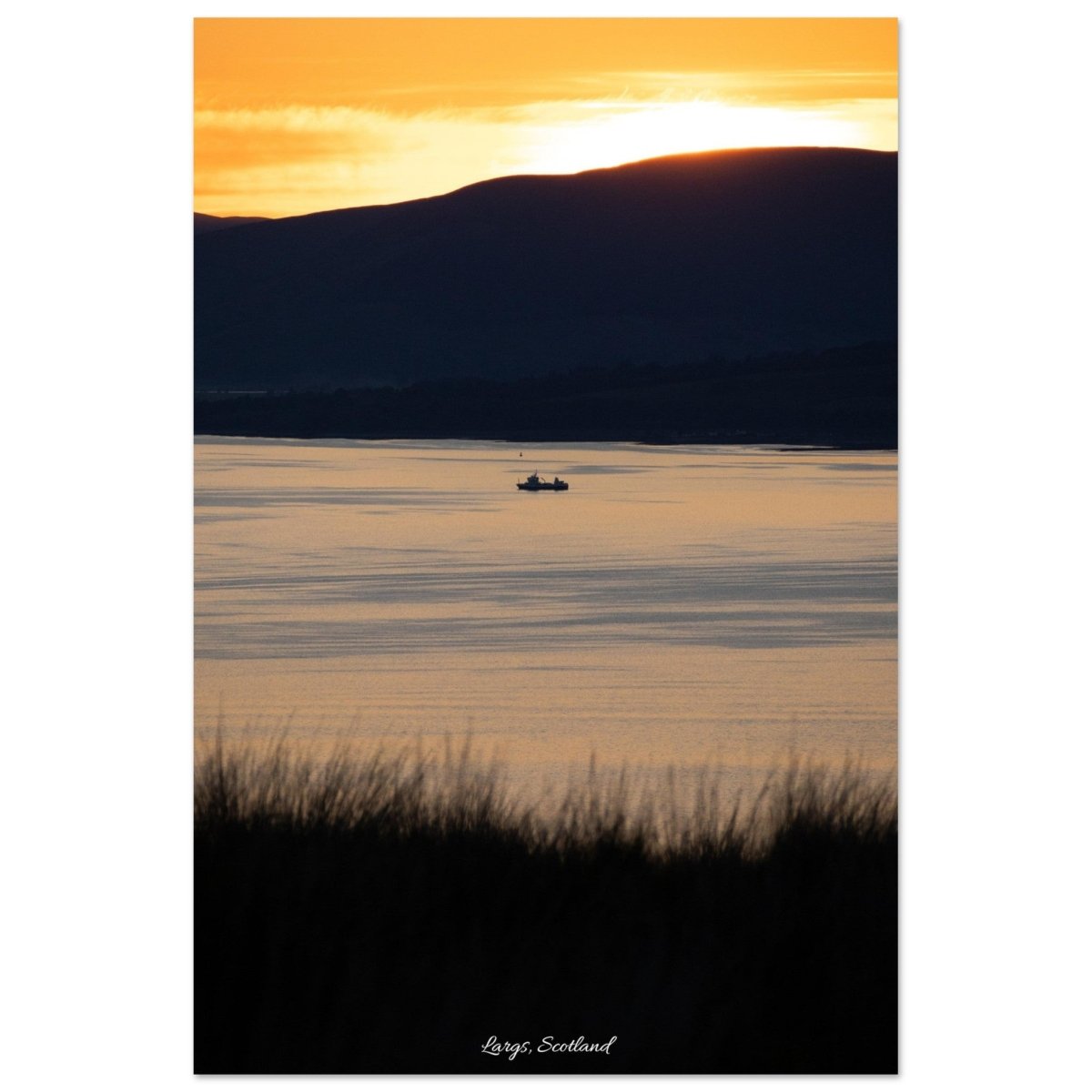 20x30 cm / 8x12″ Scottish Sunset by Picture This