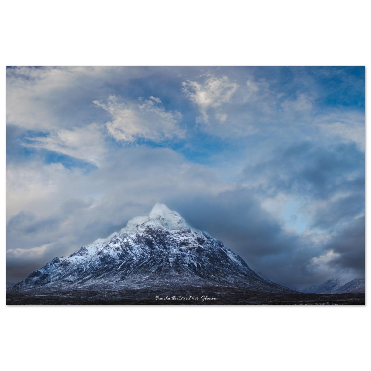 20x30 cm / 8x12″ Snowy Buachaille Etive Mòr by Picture This