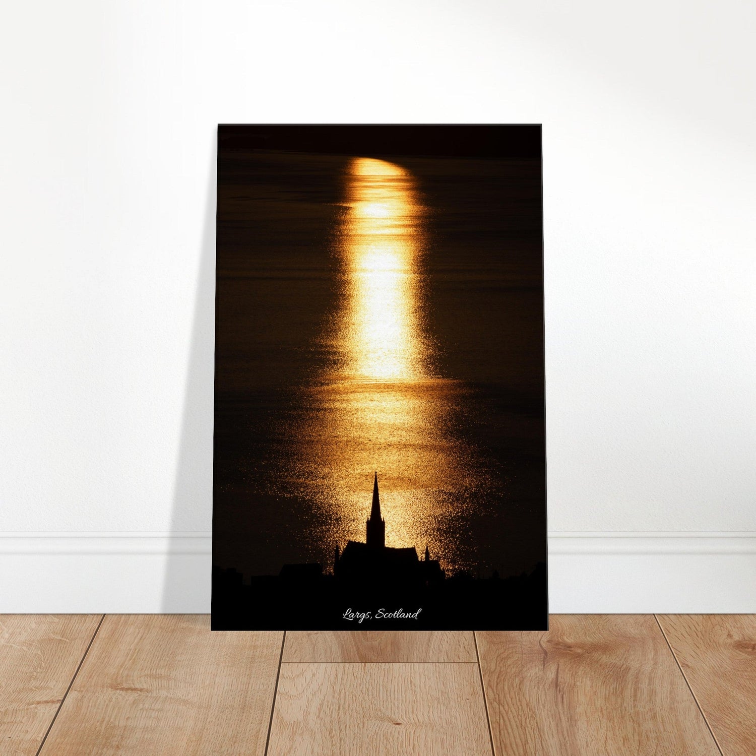 30x45 cm / 12x18″ Canvas Larg's Church at Sunset by Picture This