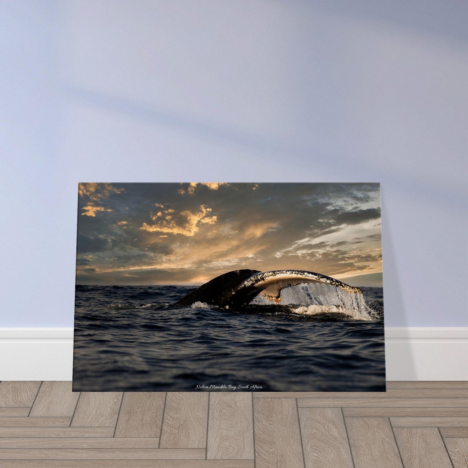 50x75 cm / 20x30″ Canvas Whale at the End of the World by Picture This