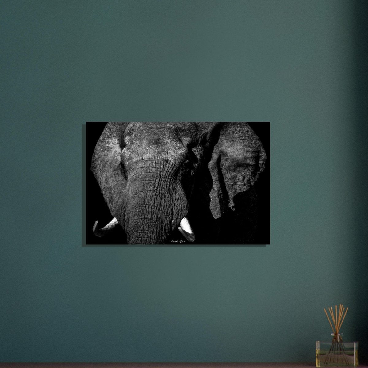 50x75 cm / 20x30″ Closeup Elephant Portrait by Picture This