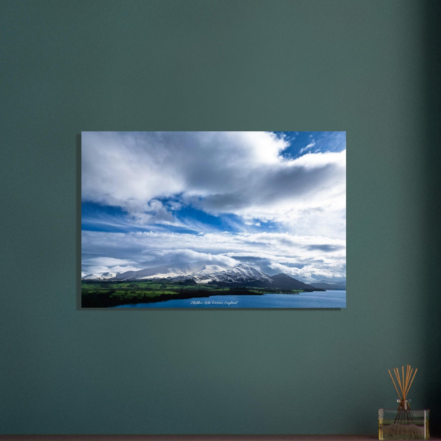60x90 cm / 24x36″ Aluminum Print Skiddaw - Lake District - Mountain Wall Art by Picture This